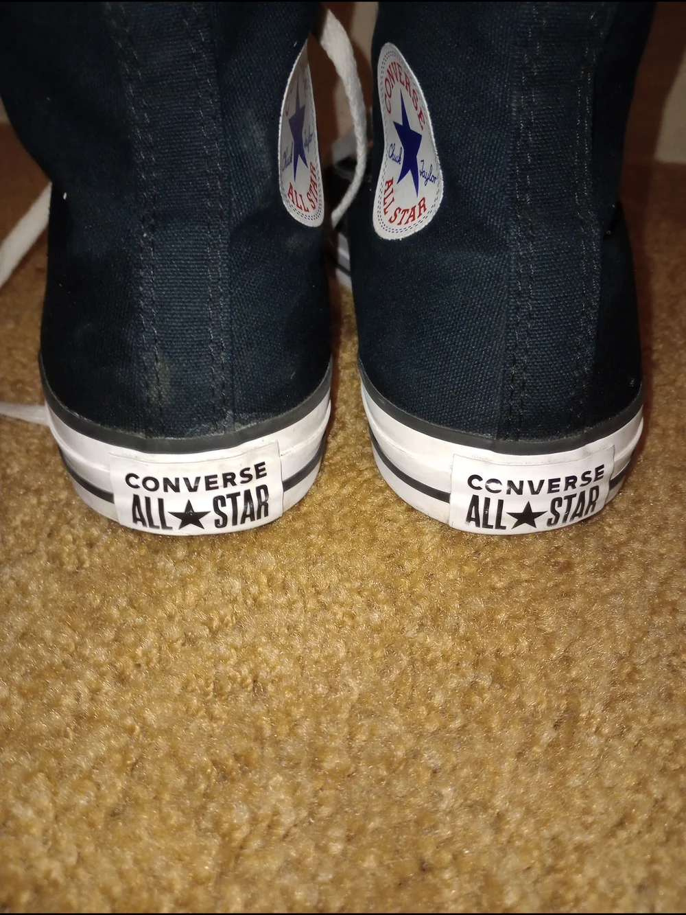 Converse Chuck Taylor All Star High Top Sneakers - Black & White - Picture 5 of 13